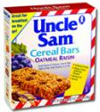 Uncle Sam Cereal Bars � Oatmeal Raisin