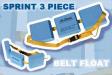 Sprint 3 Piece Belt Float