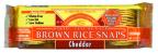 Organic Cheddar Brown Rice Snaps®