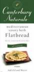 Mediterranean Savory Herb Flatbread